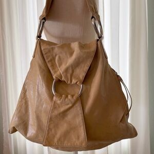 Hobo International Genuine Leather Shoulder Bag RARE